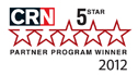 five stars in CRN 2012 Partner Program Guide
