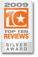TopTenREVIEWS Silver Award Winner